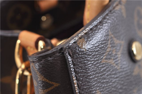 Authentic Louis Vuitton Monogram Montaigne BB 2Way Hand Bag M41055 LV 4181F