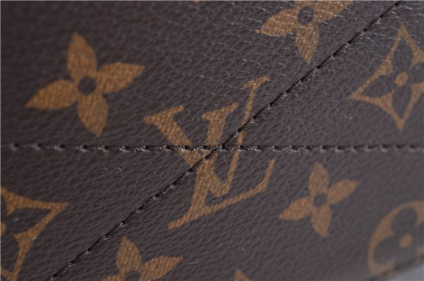 Authentic Louis Vuitton Monogram Montaigne BB 2Way Hand Bag M41055 LV 4181F