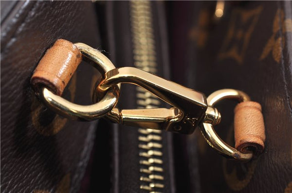 Authentic Louis Vuitton Monogram Montaigne BB 2Way Hand Bag M41055 LV 4181F