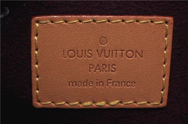 Authentic Louis Vuitton Monogram Montaigne BB 2Way Hand Bag M41055 LV 4181F
