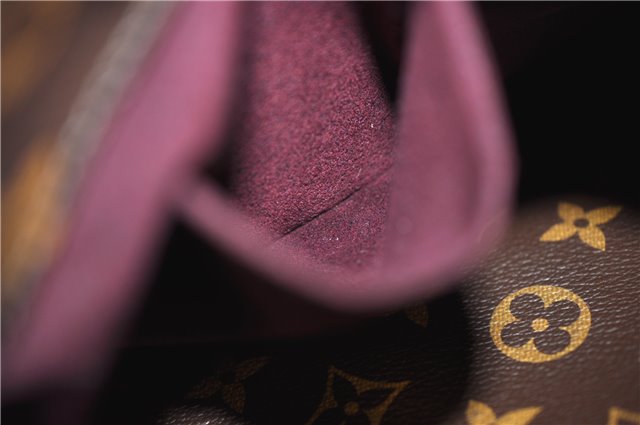 Authentic Louis Vuitton Monogram Montaigne BB 2Way Hand Bag M41055 LV 4181F