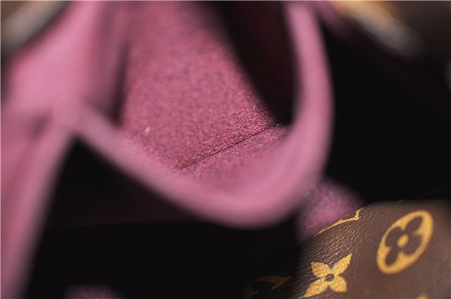 Authentic Louis Vuitton Monogram Montaigne BB 2Way Hand Bag M41055 LV 4181F