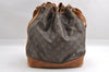 Authentic Louis Vuitton Monogram Noe Shoulder Drawstring Bag Old Model LV 4181I