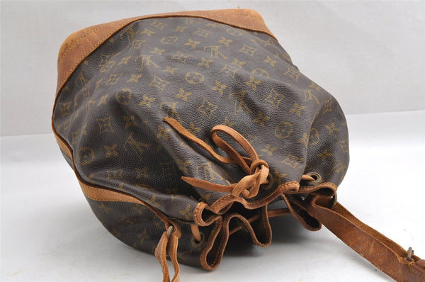Authentic Louis Vuitton Monogram Noe Shoulder Drawstring Bag Old Model LV 4181I