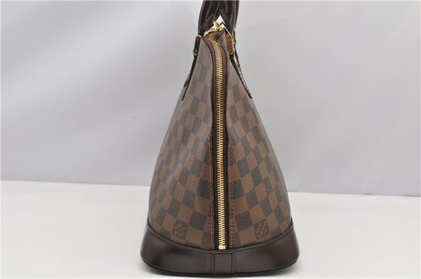 Authentic Louis Vuitton Damier Alma Hand Bag Purse N51131 LV 4182F