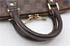 Authentic Louis Vuitton Damier Alma Hand Bag Purse N51131 LV 4182F