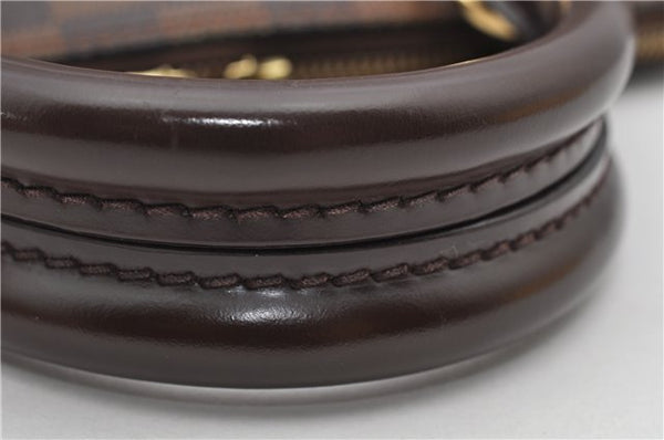 Authentic Louis Vuitton Damier Alma Hand Bag Purse N51131 LV 4182F