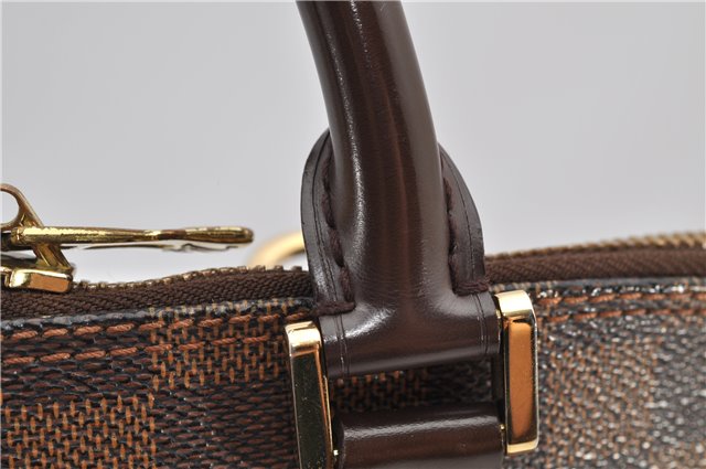 Authentic Louis Vuitton Damier Alma Hand Bag Purse N51131 LV 4182F