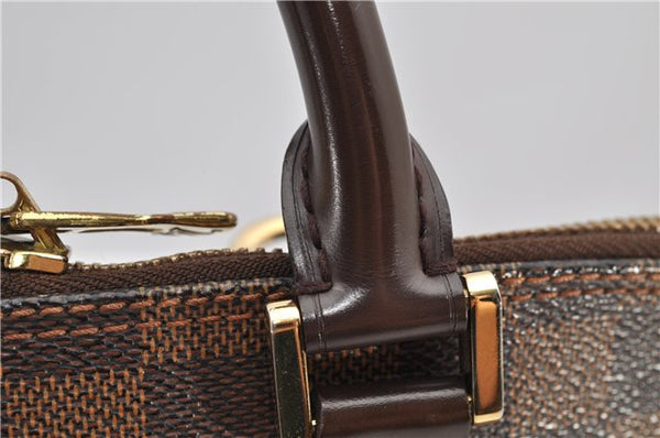 Authentic Louis Vuitton Damier Alma Hand Bag Purse N51131 LV 4182F