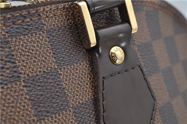 Authentic Louis Vuitton Damier Alma Hand Bag Purse N51131 LV 4182F