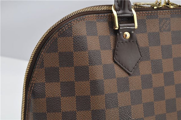 Authentic Louis Vuitton Damier Alma Hand Bag Purse N51131 LV 4182F