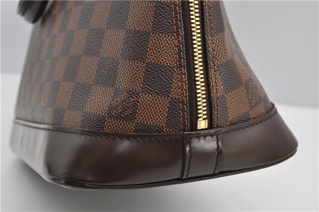 Authentic Louis Vuitton Damier Alma Hand Bag Purse N51131 LV 4182F