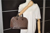 Authentic Louis Vuitton Damier Alma Hand Bag Purse N51131 LV 4182F
