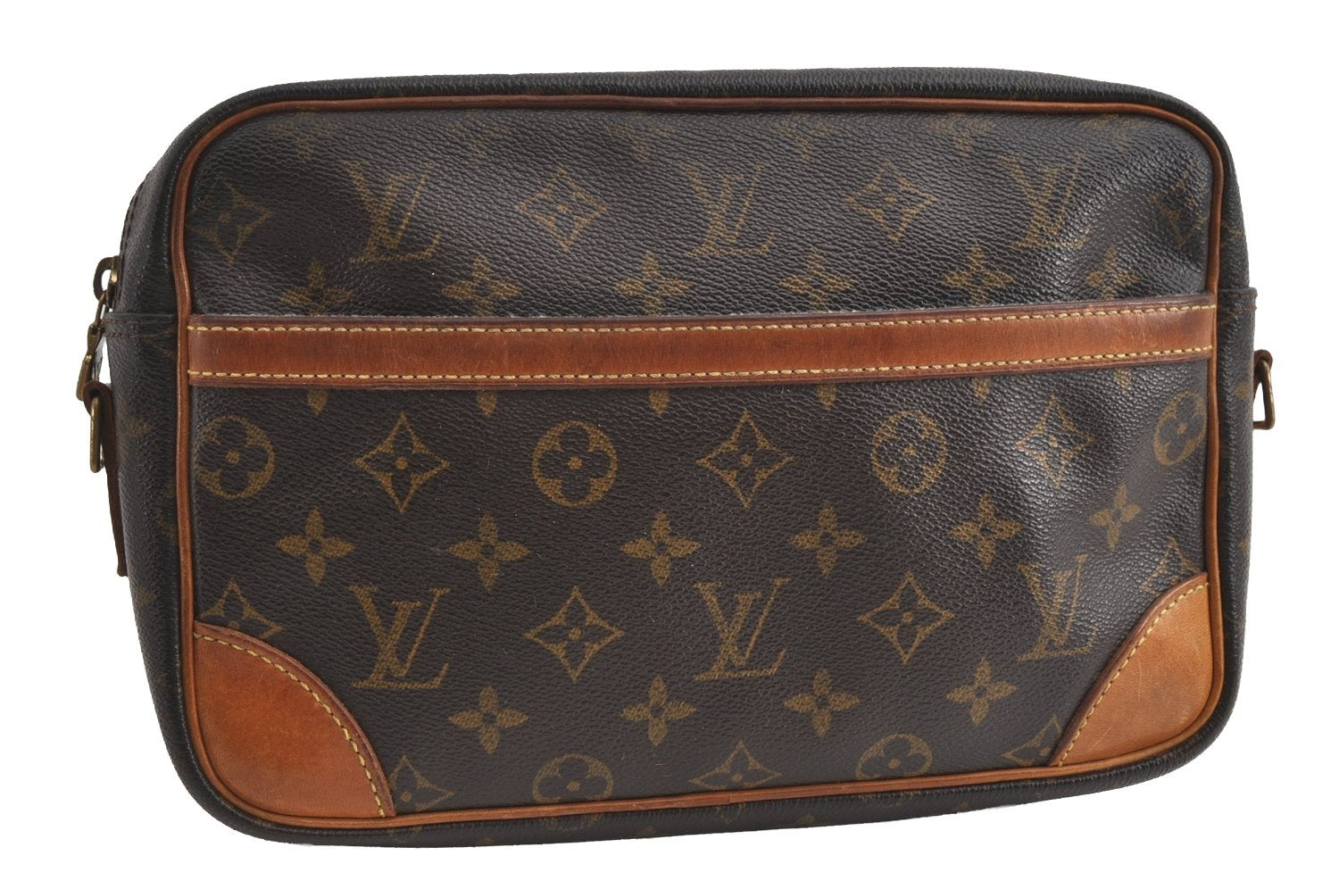 Authentic Louis Vuitton Monogram Trocadero 27 Shoulder Bag M51274 Junk 4182I