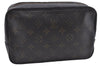 Auth Louis Vuitton Monogram Trousse Toilette 23 Clutch Hand Bag M47524 LV 4183D
