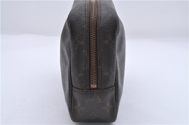 Auth Louis Vuitton Monogram Trousse Toilette 23 Clutch Hand Bag M47524 LV 4183D