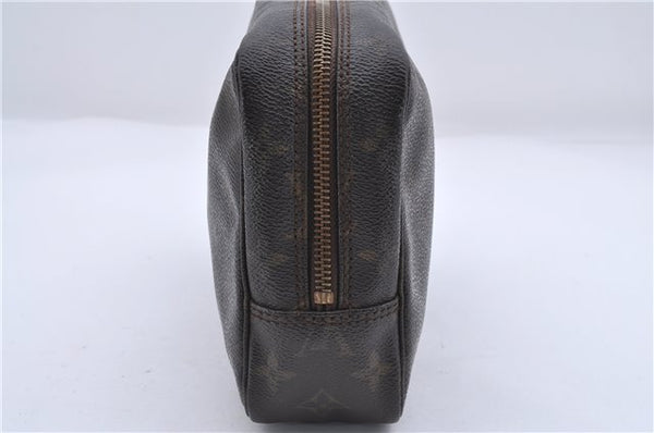 Auth Louis Vuitton Monogram Trousse Toilette 23 Clutch Hand Bag M47524 LV 4183D