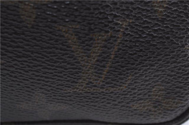 Auth Louis Vuitton Monogram Trousse Toilette 23 Clutch Hand Bag M47524 LV 4183D