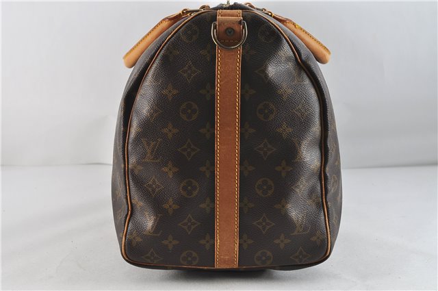 Auth Louis Vuitton Monogram Keepall Bandouliere 50 Boston Bag M41416 LV 4184D
