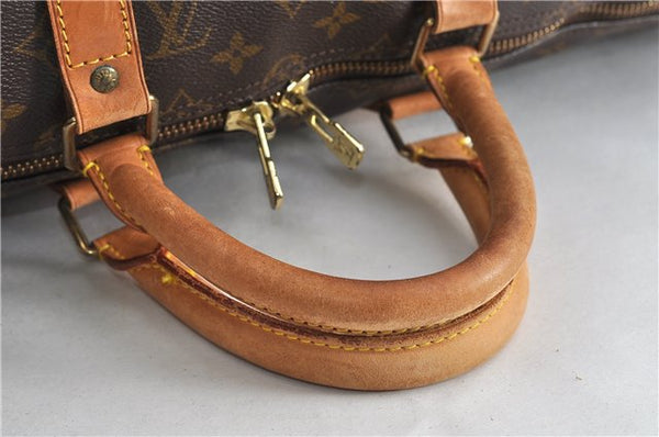 Auth Louis Vuitton Monogram Keepall Bandouliere 50 Boston Bag M41416 LV 4184D