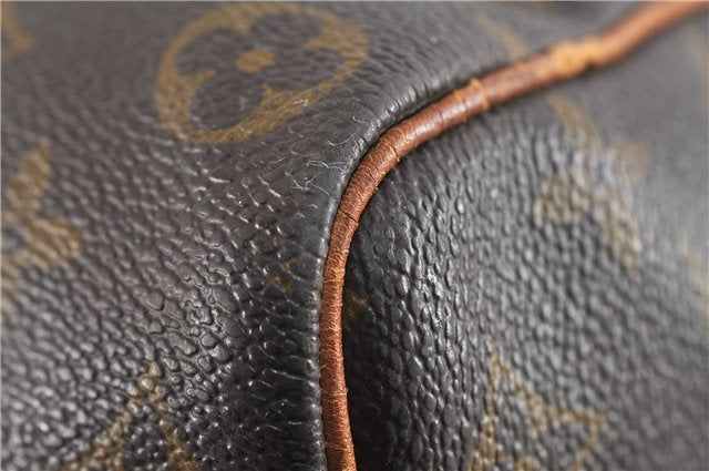 Auth Louis Vuitton Monogram Keepall Bandouliere 50 Boston Bag M41416 LV 4184D
