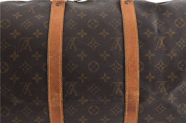 Auth Louis Vuitton Monogram Keepall Bandouliere 50 Boston Bag M41416 LV 4184D