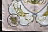 Authentic HERMES Carre 90 Scarf "SPRINGS" Silk Pink 4184E