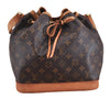 Authentic Louis Vuitton Monogram Petit Noe M40818 Shoulder Drawstring Bag 4185F