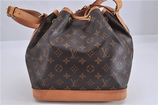 Authentic Louis Vuitton Monogram Petit Noe M40818 Shoulder Drawstring Bag 4185F