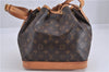 Authentic Louis Vuitton Monogram Petit Noe M40818 Shoulder Drawstring Bag 4185F