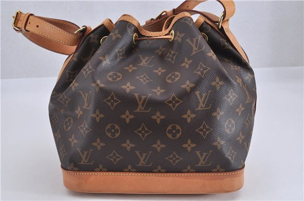 Authentic Louis Vuitton Monogram Petit Noe M40818 Shoulder Drawstring Bag 4185F