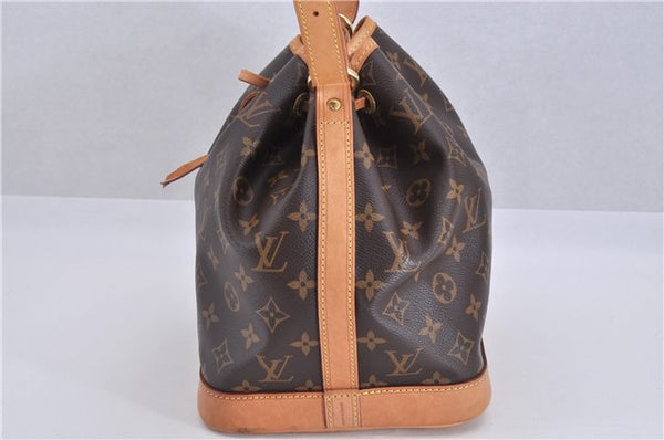 Authentic Louis Vuitton Monogram Petit Noe M40818 Shoulder Drawstring Bag 4185F