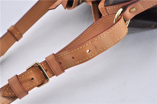 Authentic Louis Vuitton Monogram Petit Noe M40818 Shoulder Drawstring Bag 4185F