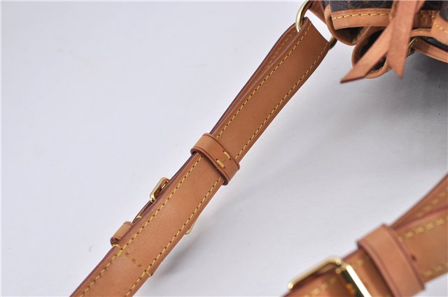 Authentic Louis Vuitton Monogram Petit Noe M40818 Shoulder Drawstring Bag 4185F