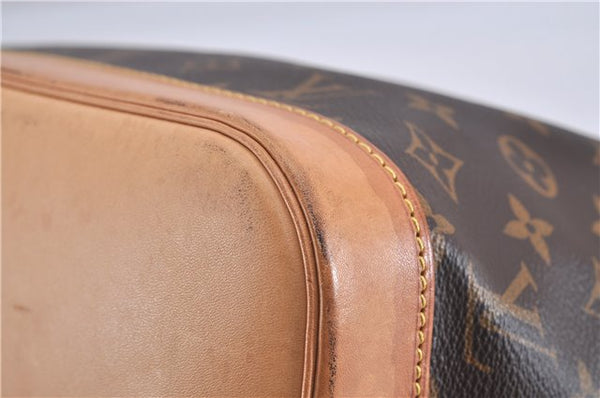 Authentic Louis Vuitton Monogram Petit Noe M40818 Shoulder Drawstring Bag 4185F