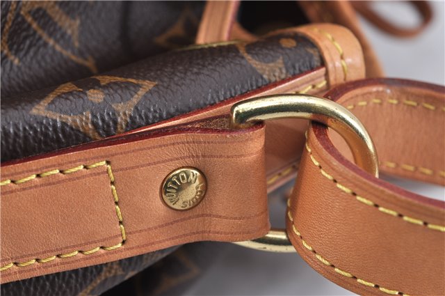 Authentic Louis Vuitton Monogram Petit Noe M40818 Shoulder Drawstring Bag 4185F