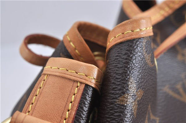 Authentic Louis Vuitton Monogram Petit Noe M40818 Shoulder Drawstring Bag 4185F