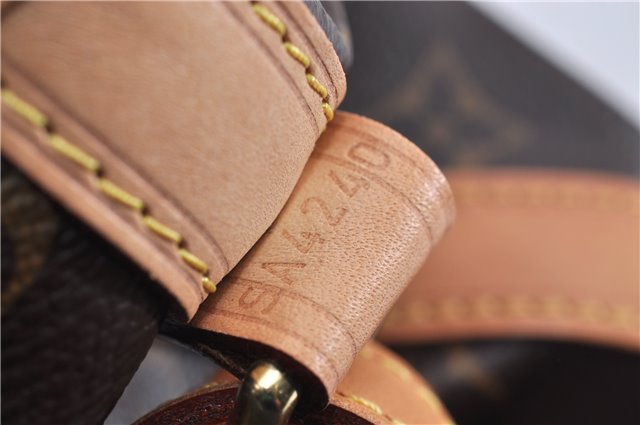 Authentic Louis Vuitton Monogram Petit Noe M40818 Shoulder Drawstring Bag 4185F