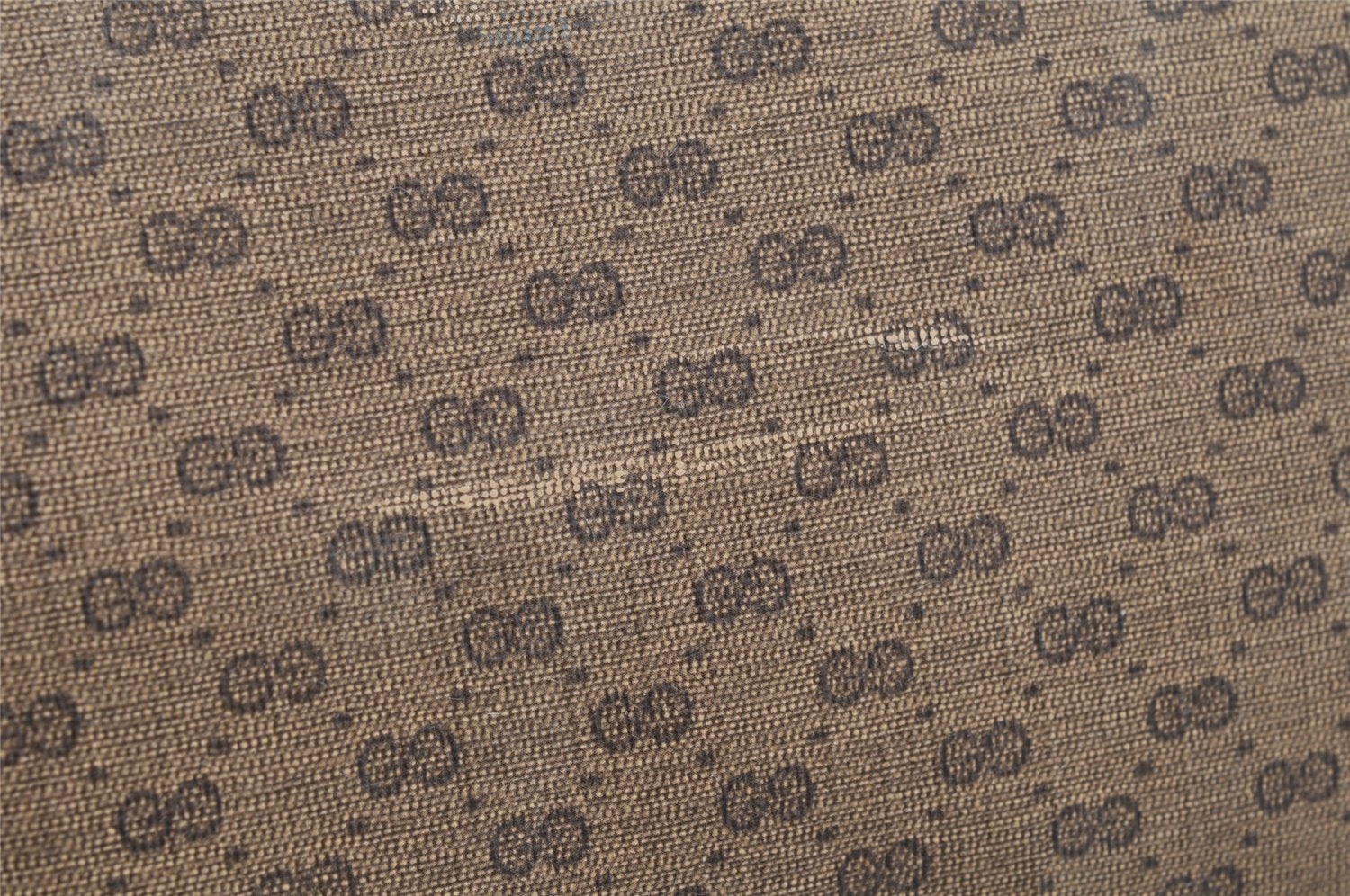 Authentic GUCCI Micro GG PVC Leather 2Way Shoulder Hand Bag Brown 4185I