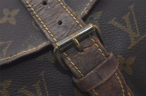 Authentic Louis Vuitton Monogram Saumur 35 Shoulder Cross Bag M42254 Junk 4186I
