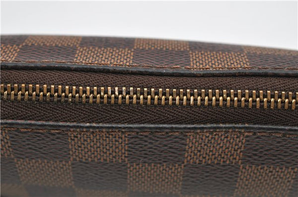 Authentic Louis Vuitton Damier Pochette Accessoires Hand Pouch N41206 LV 4187F