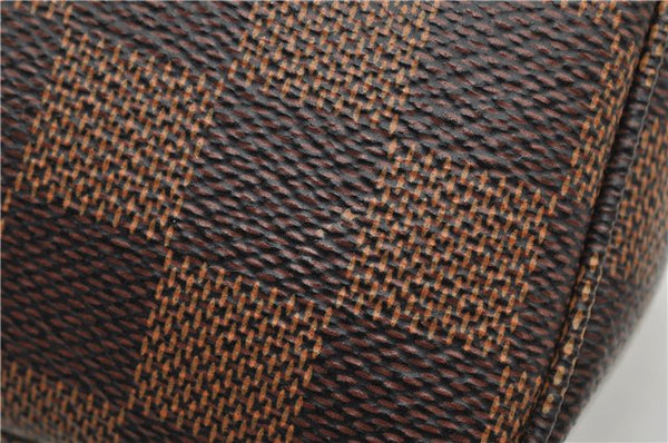 Authentic Louis Vuitton Damier Pochette Accessoires Hand Pouch N41206 LV 4187F