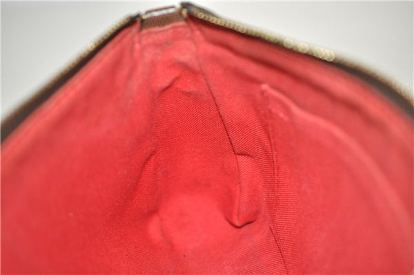 Authentic Louis Vuitton Damier Pochette Accessoires Hand Pouch N41206 LV 4187F