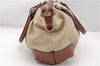 Authentic GUCCI Sukey 2Way Tote Bag GG Canvas Leather 247902 Beige 4188F