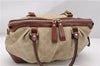 Authentic GUCCI Sukey 2Way Tote Bag GG Canvas Leather 247902 Beige 4188F