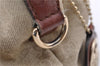 Authentic GUCCI Sukey 2Way Tote Bag GG Canvas Leather 247902 Beige 4188F