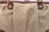 Authentic GUCCI Sukey 2Way Tote Bag GG Canvas Leather 247902 Beige 4188F