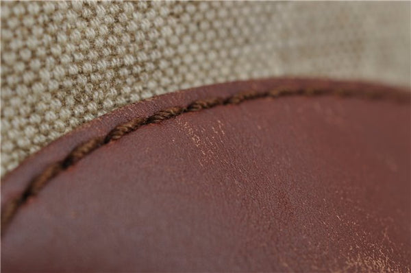 Authentic GUCCI Sukey 2Way Tote Bag GG Canvas Leather 247902 Beige 4188F