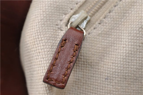 Authentic GUCCI Sukey 2Way Tote Bag GG Canvas Leather 247902 Beige 4188F