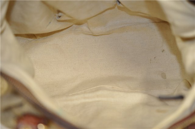 Authentic GUCCI Sukey 2Way Tote Bag GG Canvas Leather 247902 Beige 4188F